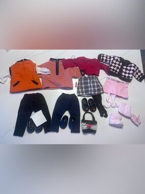 Doll Clothes for 18” American Girl doll - lot of 4 outfits